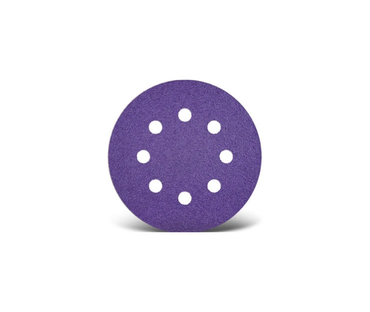 Disques 125mm - Céramique - 8 trous - Boites de 100