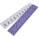 Bandes abrasives 7cm x 40cm - Boite de 50