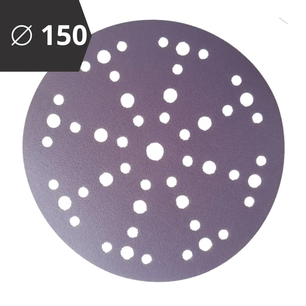 [1B100D150P80] ​Disques abrasifs 150mm - 48 trous  Boite de 100 (P80)