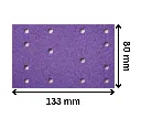 Bandes céramique - 80 X 133mm - 14 Trous - Boite de 100