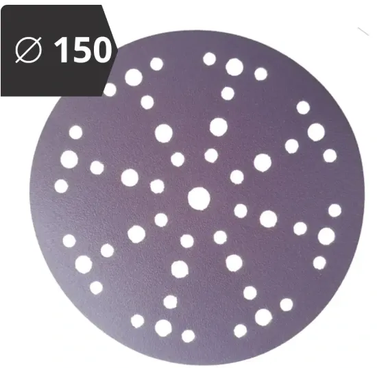 ​Disques abrasifs 150mm - 48 Trous - Boite de 100